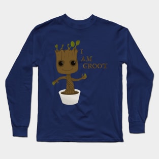 I am baby groot Long Sleeve T-Shirt